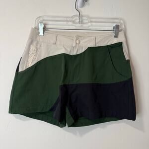 Outdoor Voices Women's RecTrek Shorts High Rise Black Hunter Bone Small 3"